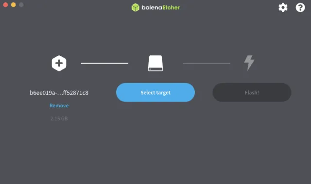 selezione della microsd