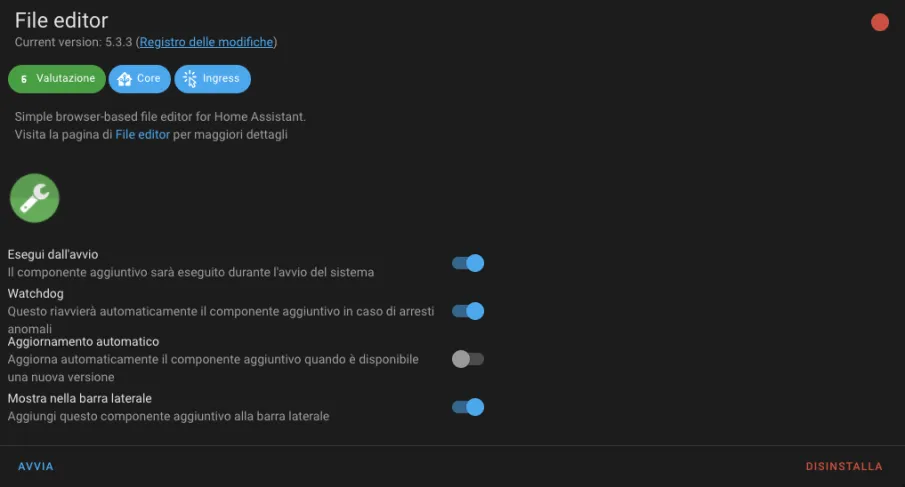 spunte file editor