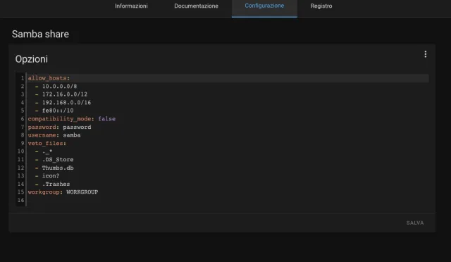 opzioni samba
