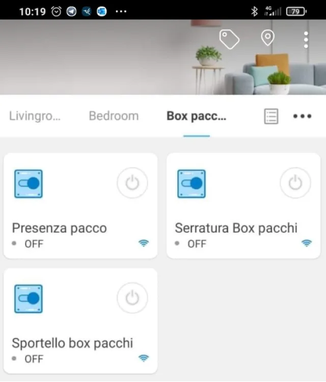 ewelink e sonoff mini associati