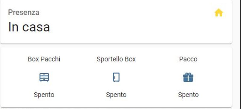 Pagina di Home Assistant