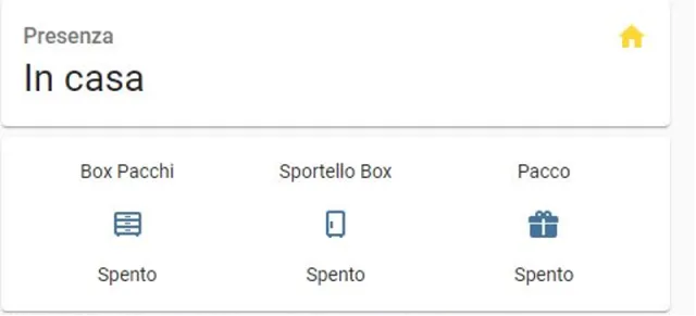 Pagina di Home Assistant