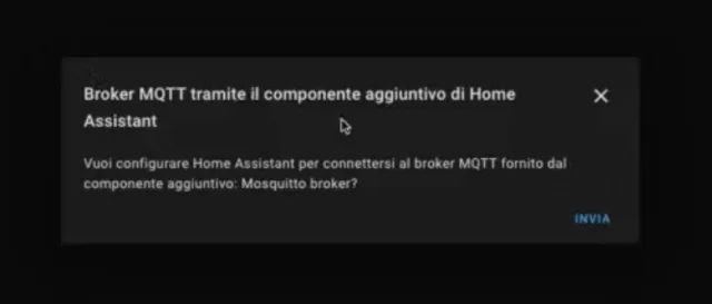 configuare ha per connettersi al broker