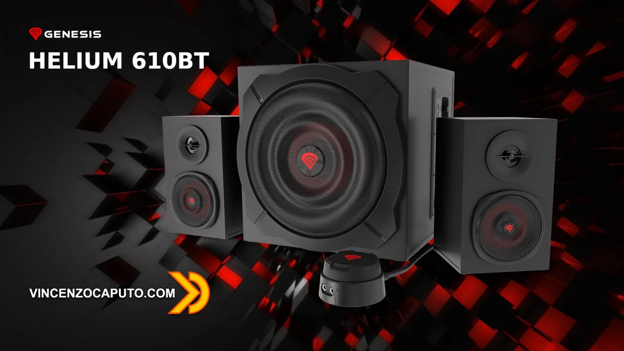 Helium 610BT il sound 2.1 per PC secondo Genesis