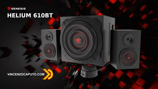 Helium 610BT il sound 2.1 per PC secondo Genesis