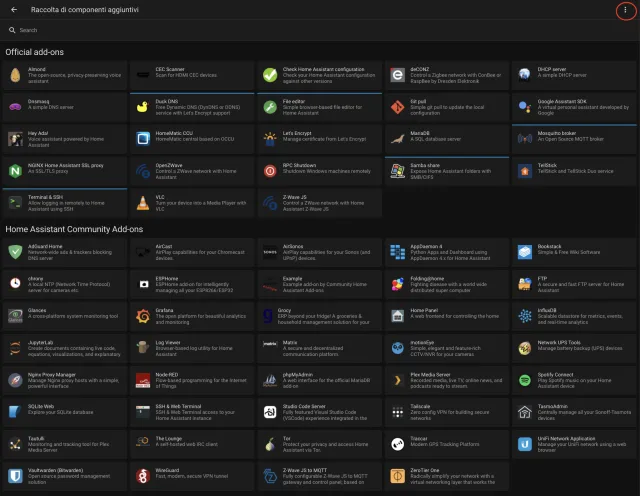 componenti aggiuntivi