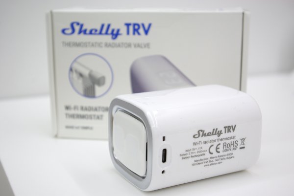 Shelly  Shelly TRV, la valvola termostatica Smart di Allterco è