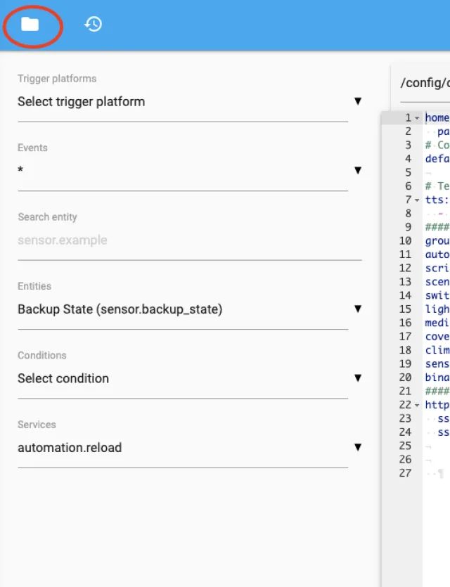 visionare le cartelle