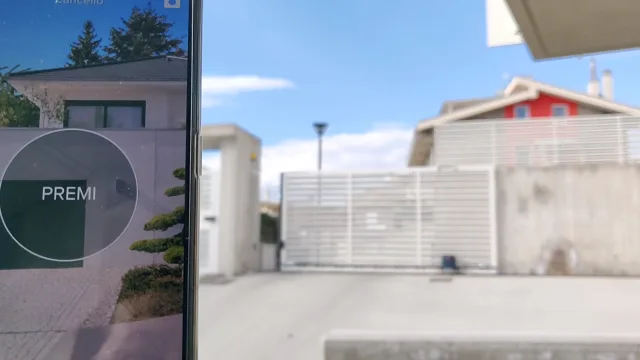 Cancello in apertura con SOLO di 1Control