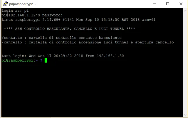 Controllo degli interruttori di casa con Raspberry PI