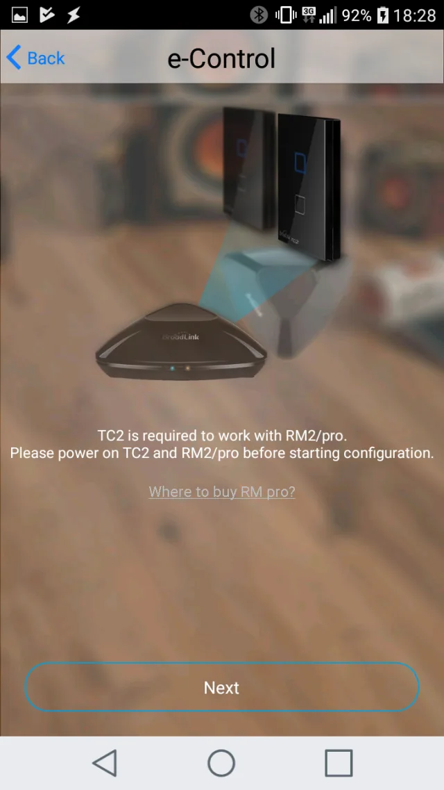 Interruttore Smart BroadLink TC2 in azione con Tasker