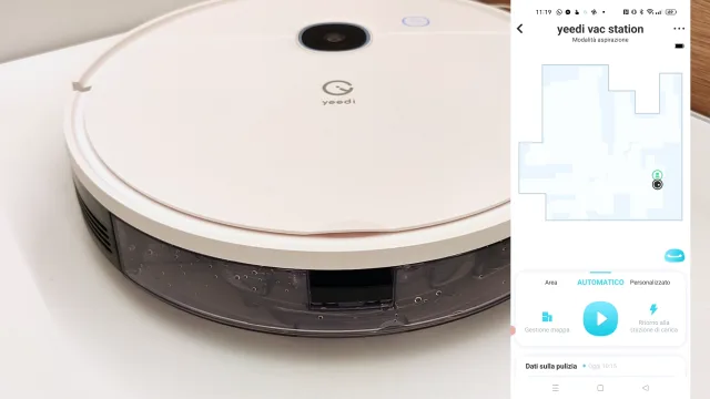 Mappa virtuale app Yeedi