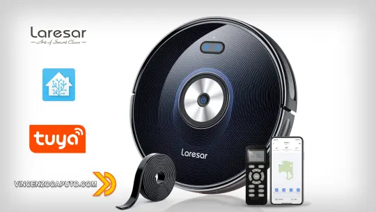 Laresar Grande 1 il Robot Aspirapolvere compatibile con Home Assistant