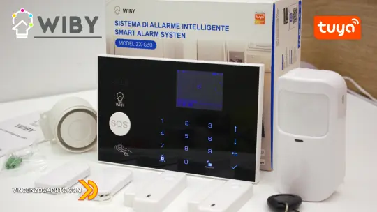 Sistema di sicurezza intelligente WIBY compatibile con Tuya Smart