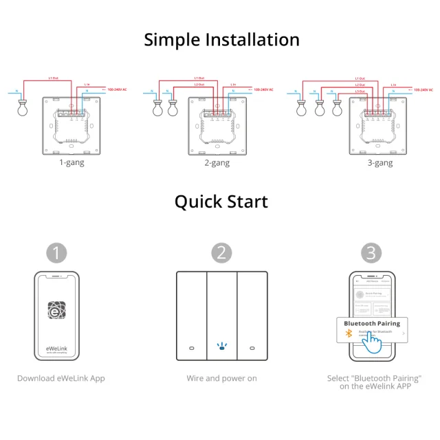 Sonoff SwitchMan M5 schema di collegamento