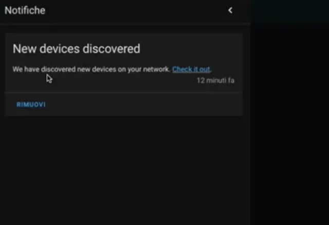new device discovered