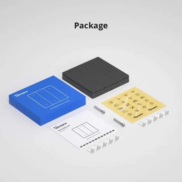 Sonoff SwitchMan R5 contenuto della confezione