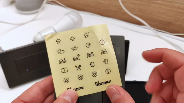 adesivi per funzioni Sonoff SwitchMan R5