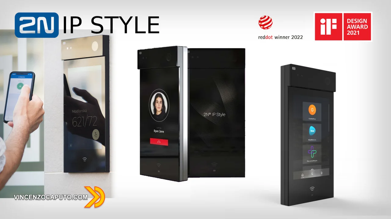 2N IP STYLE - quando il videocitofono connesso diventa super lusso!