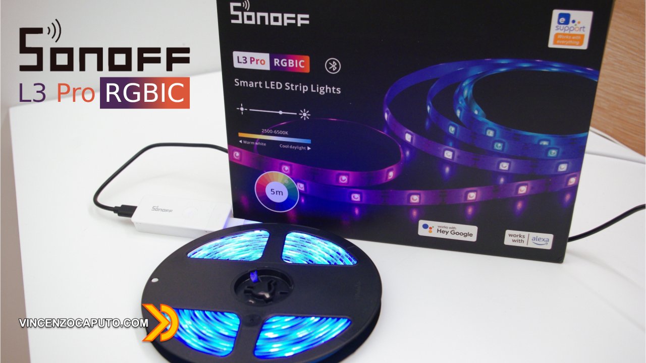 Sonoff, Sonoff L3 Pro RGBIC - La Strip Led Smart si rinnova a ritmo di  musica!