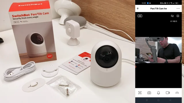 Switchbot PanTilt Cam app Switchbot