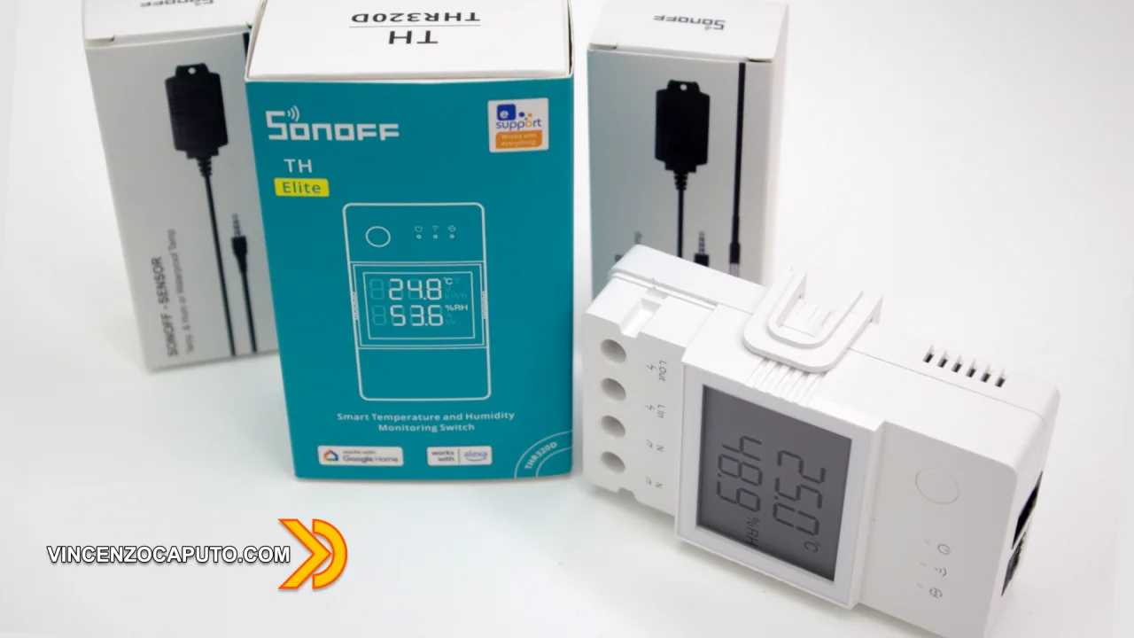 Sonoff TH Elite - contatto pulito e display le novità di ITEAD