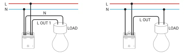 schema collegamento relè