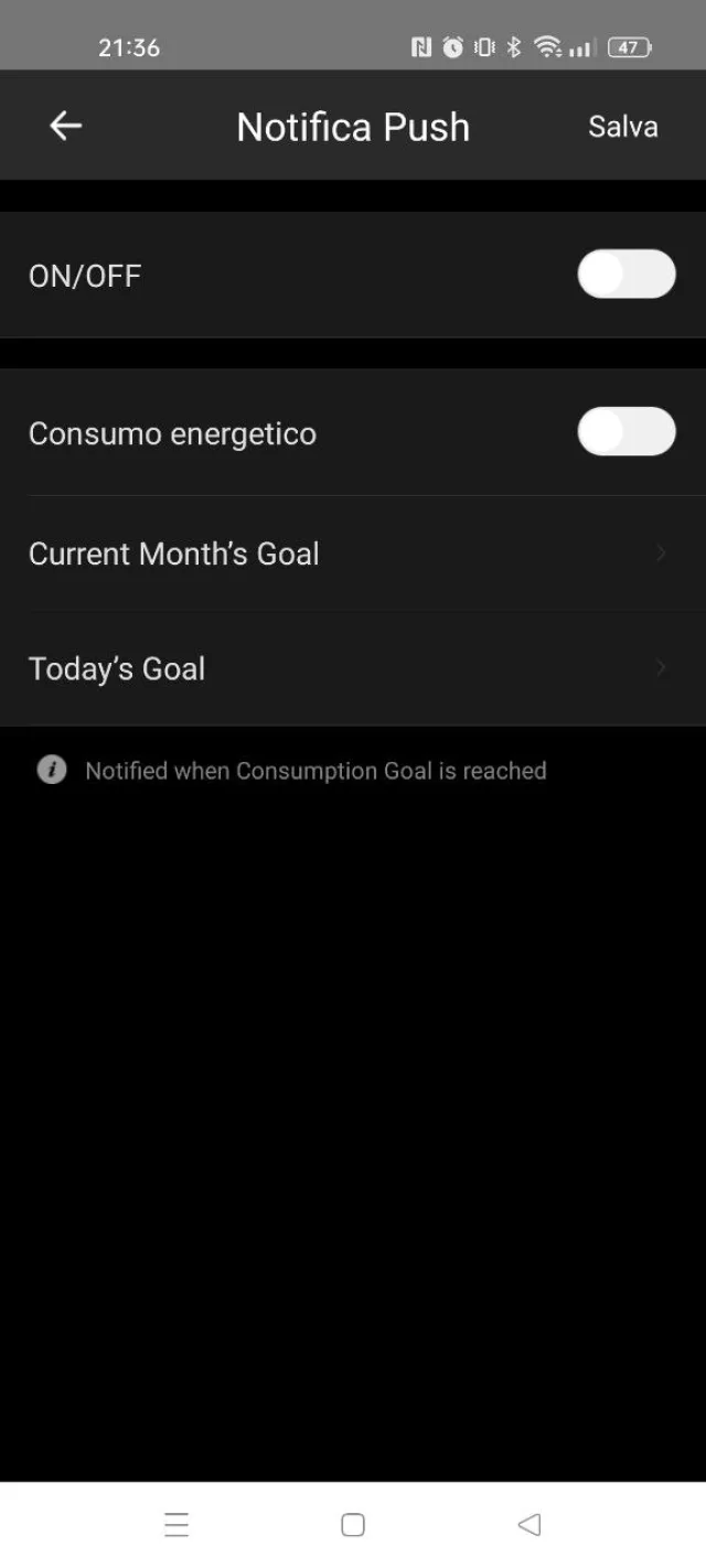 Sonoff POW Elite notifica push