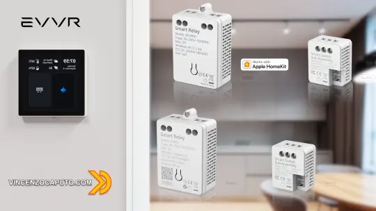 EVVR - Apple HomeKit, Tuya Smart ed eWeLink senza modifiche elettriche
