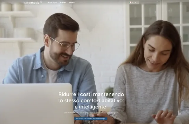 home page sito internet