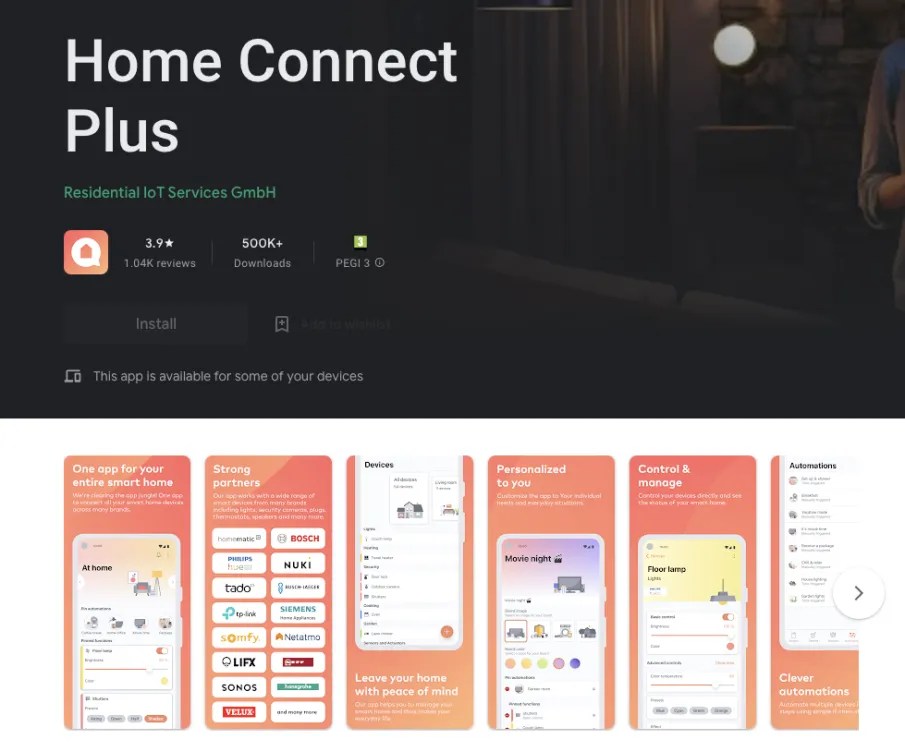 Home connect plus