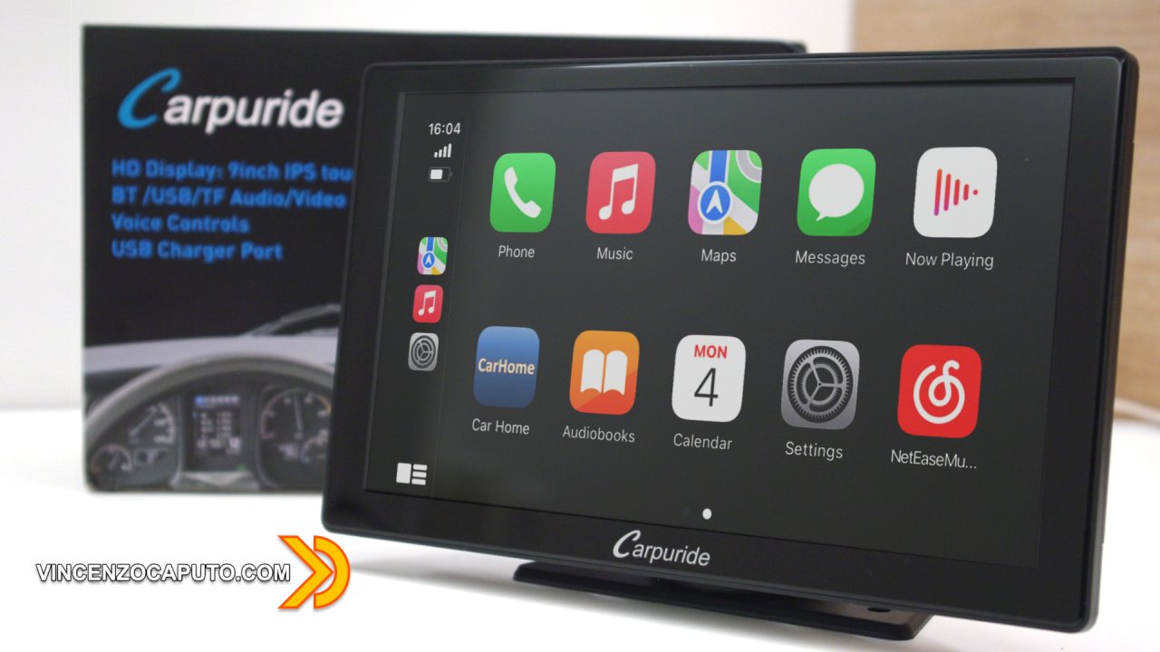 Carpuride 7 Wireless Carplay e Android Auto per navigatore Moto Screen  Monitor