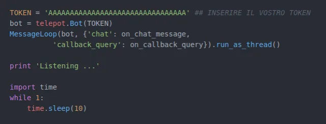 Casa domotica con Telegram e Home Assistant