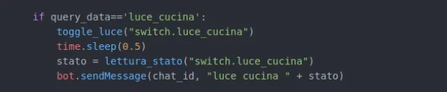 Casa domotica con Telegram e Home Assistant