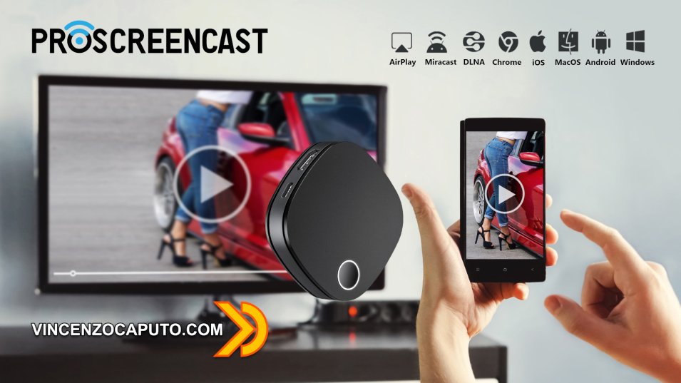 Proscreencast SC01 trasforma il monitor in una stazione di cast wireless 4K