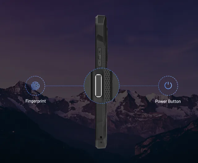 tasto con impronta digitale