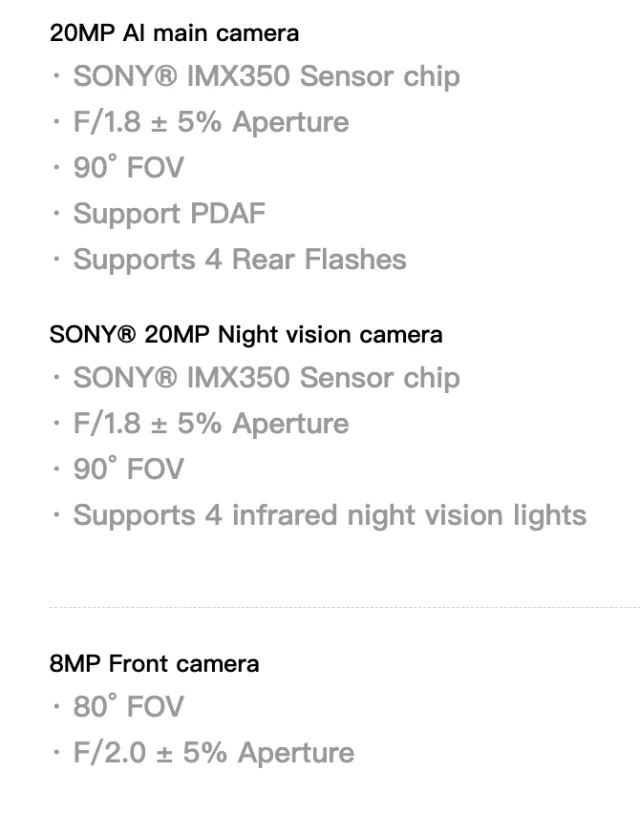 caratteristiche fotocamere