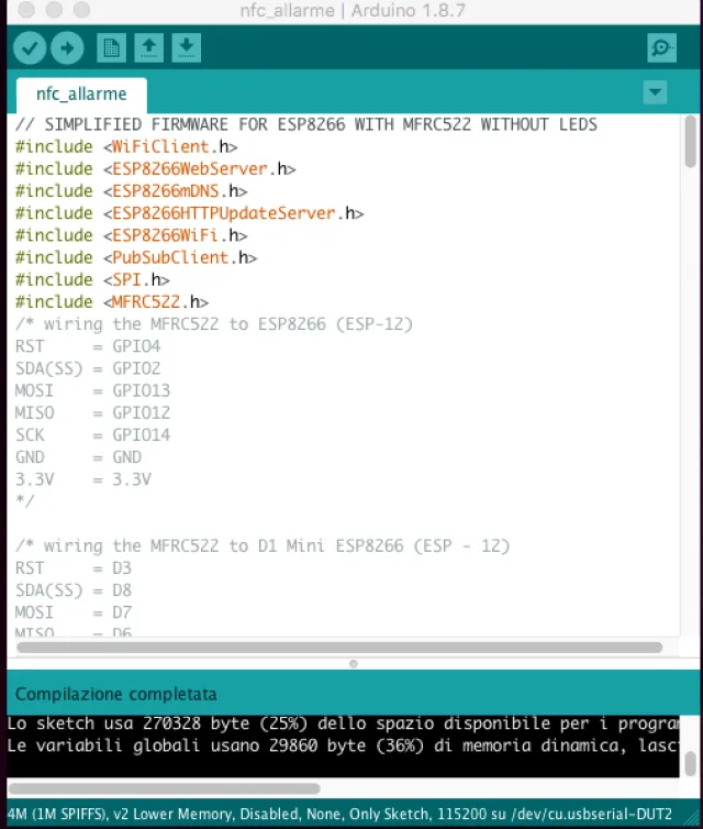 Come realizzare un sistema di autenticazione RFiD per HA con Arduino
