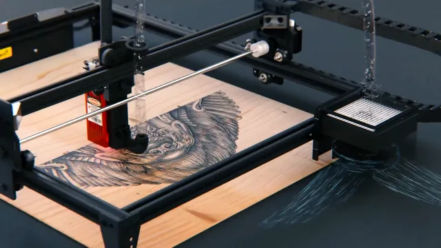 FLYING BEAR laser man, sistema di filtraggio dei fumi