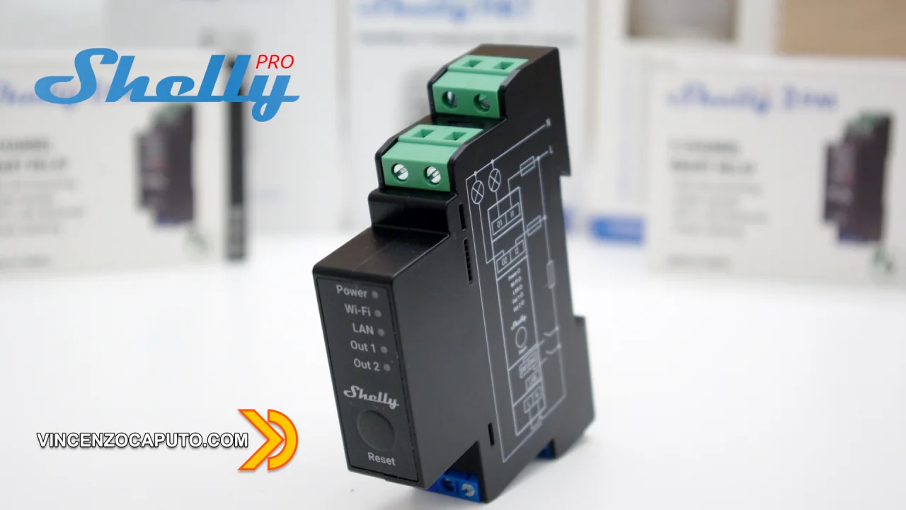 Recensione Shelly PRO 2 PM - il Power Meter a 2 canali si rinnova!