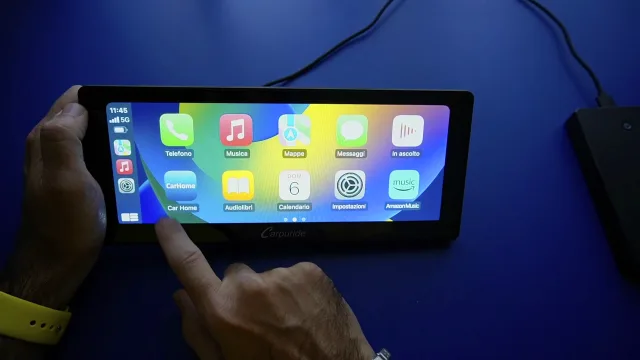 Carpuride W103 dettaglio Apple CarPlay