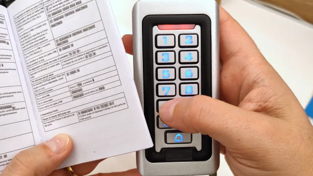 sequenza tasti di configurazione tastierino Retekess