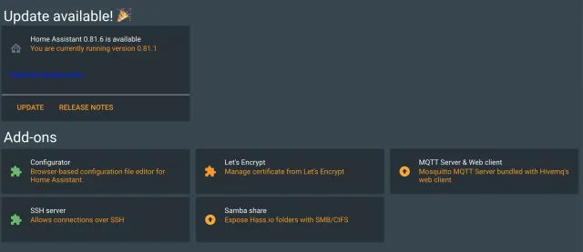 Come installare HASSIO su un PC con Debian