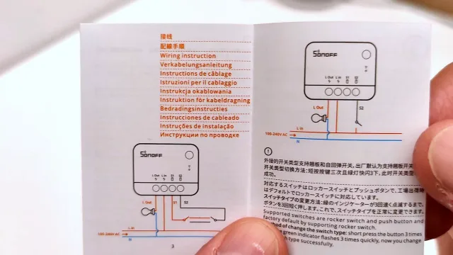 Sonoff Mini Extreme in versione ZigBee schemi di collegamento