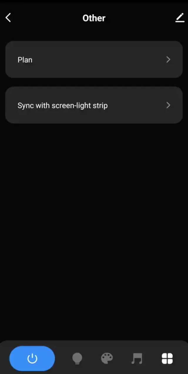 menù sincronizzazione