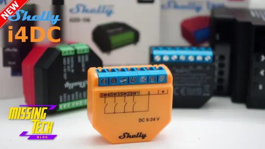 Shelly Plus i4DC - 4 ingressi digitali per scenari infiniti!