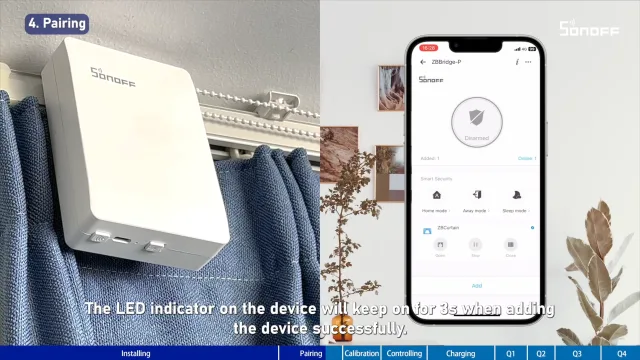 Motore e catenina visibile ad installazione effettuata