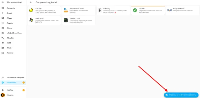 Raccolta componenti aggiuntivi
