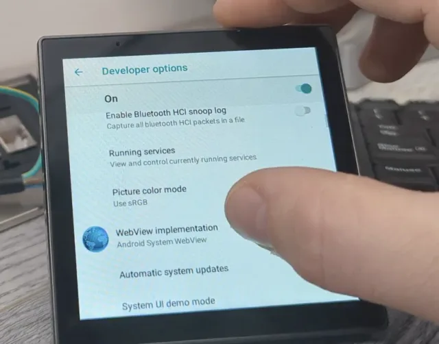Web view implementation
