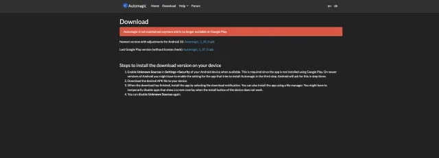 sito ufficiale automagic